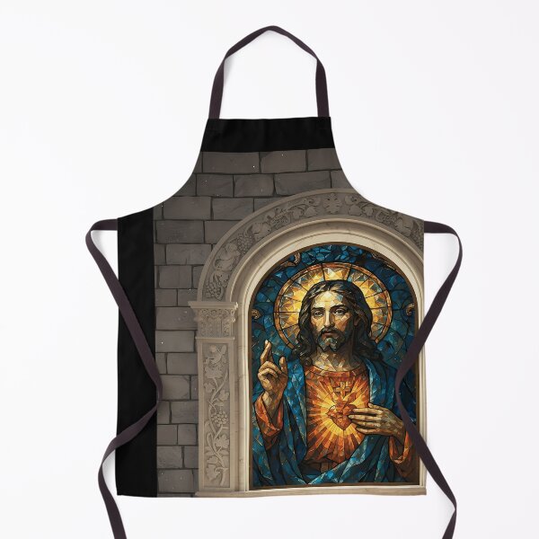 Item preview, Stained Glass Jesus Christ Portrait designed and sold by emmanuelsilve.