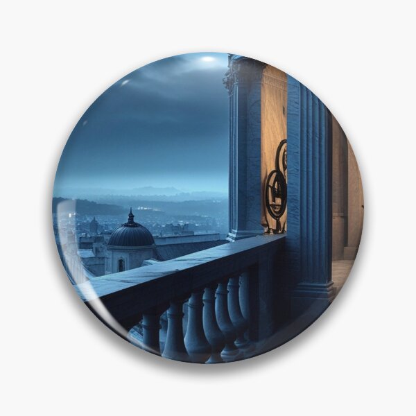 Item preview, Brass Orrery in Dim Light — Romantic Astronomy Dark Academia Print designed and sold by semenol.