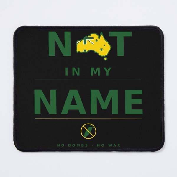 Item preview, Not In My Name - Green Aus designed and sold by D-threads.