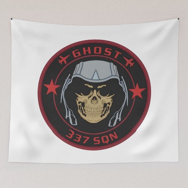 Item preview, Ghost 337 Squadron Military Aviation Patch designed and sold by CharlieDesings.