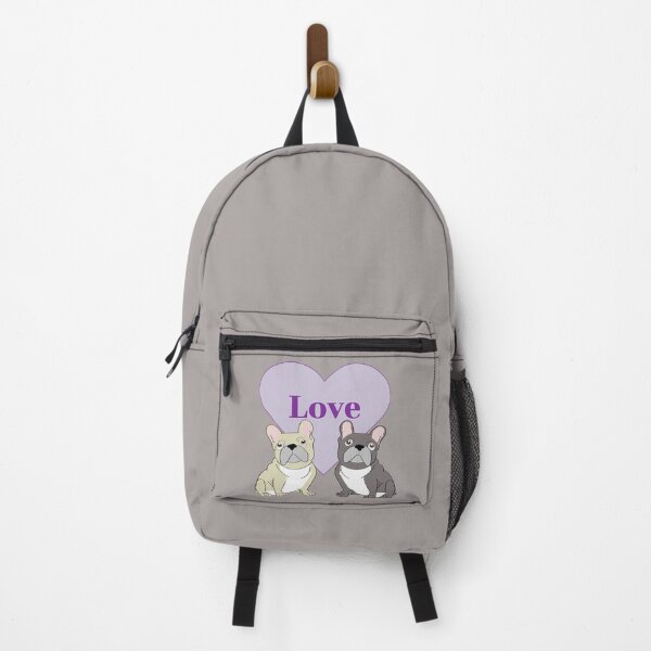 Item preview, Purple Love French Bulldog Duo designed and sold by Mountain-Point.