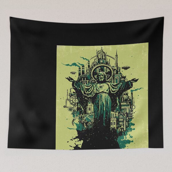 Item preview, Steampunk Jesus Illustration designed and sold by emmanuelsilve.