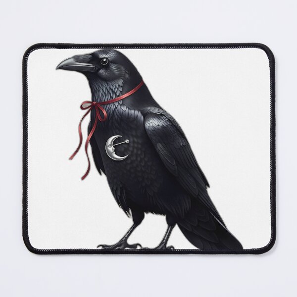 Item preview, Moon Brooch Raven designed and sold by pumsquare.