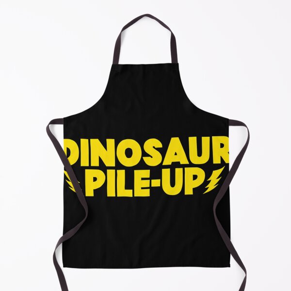 Item preview, Dinosaur Pile-Up Yellow Lightening Logo designed and sold by TiaRidley.