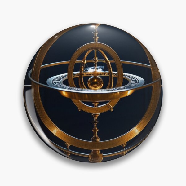 Item preview, Circular Observatory Library — Dark Academia Astronomy Interior Art designed and sold by semenol.