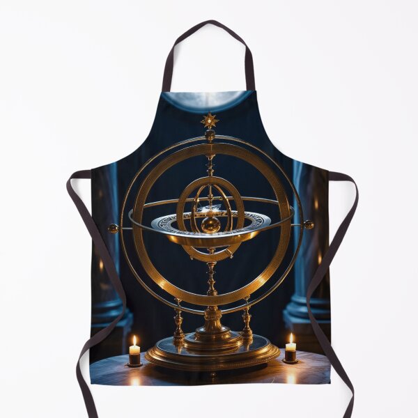 Item preview, Circular Observatory Library — Dark Academia Astronomy Interior Art designed and sold by semenol.