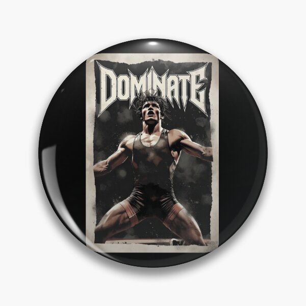 Item preview, DOMINATE the Mat - Fierce Wrestler Roar designed and sold by Coach-Riz.