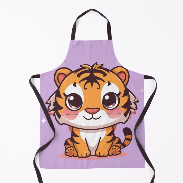 Item preview, Cute Kawaii Baby Tiger - Adorable Chibi Tiger with Big Eyes Cartoon Design designed and sold by CandyKissDgtl.