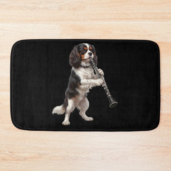 Item preview, Cavalier King Charles Spaniel Playing Clarinet Player Clarinetist Dog Lover designed and sold by TerryConnells.