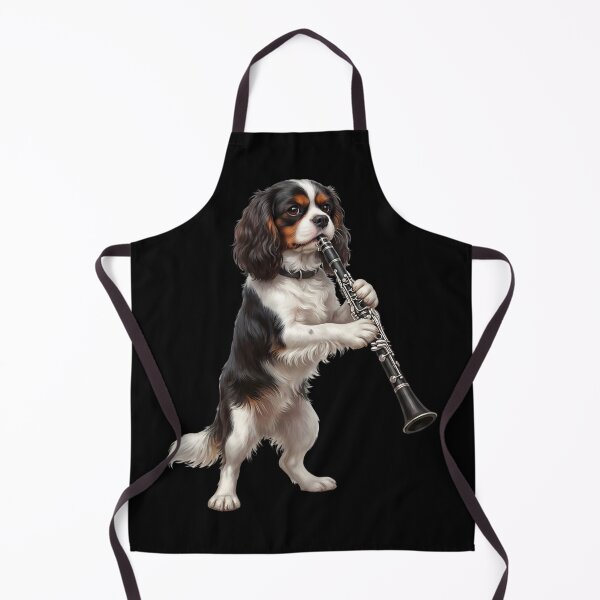 Item preview, Cavalier King Charles Spaniel Playing Clarinet Player Clarinetist Dog Lover designed and sold by TerryConnells.