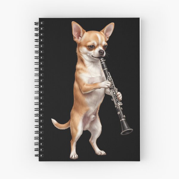 Item preview, Chihuahua Playing Clarinet Player Clarinetist Dog Lover designed and sold by TerryConnells.