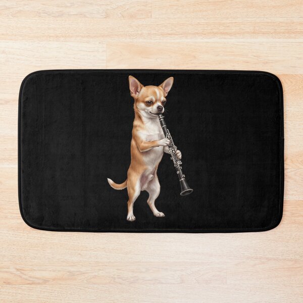 Item preview, Chihuahua Playing Clarinet Player Clarinetist Dog Lover designed and sold by TerryConnells.