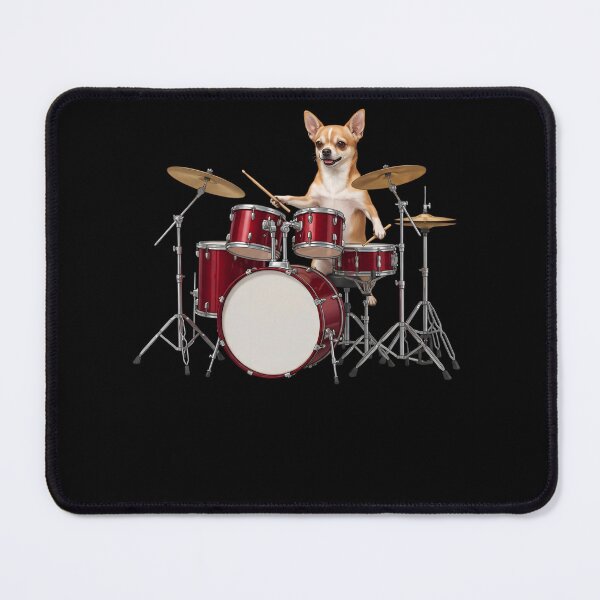 Item preview, Chihuahua Playing Drum Kit Drummer Dog Lover designed and sold by TerryConnells.