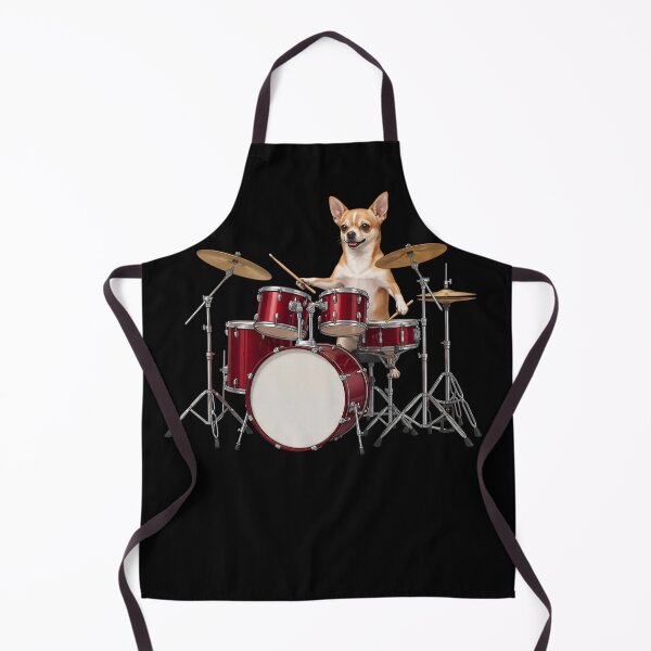 Item preview, Chihuahua Playing Drum Kit Drummer Dog Lover designed and sold by TerryConnells.