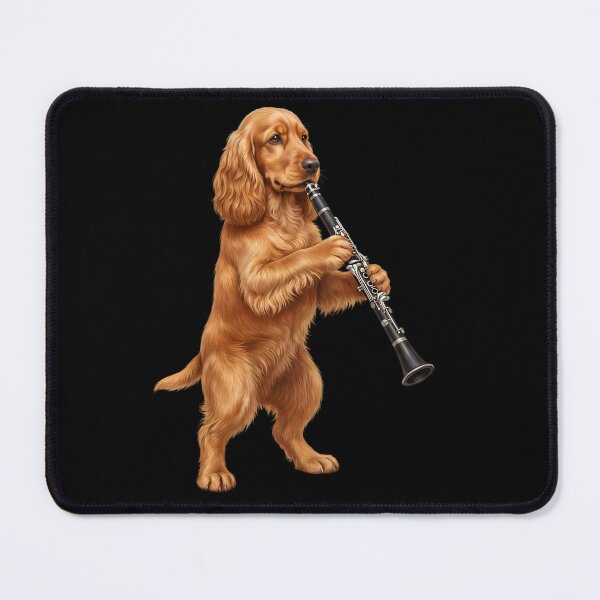 Item preview, Cocker Spaniel Playing Clarinet Player Clarinetist Dog Lover designed and sold by TerryConnells.