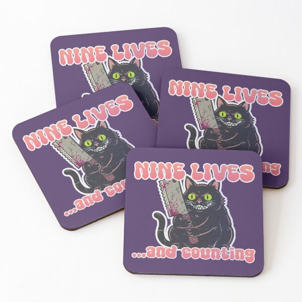 Item preview, Nine Lives… And Counting Black Cat designed and sold by codeEapparel.