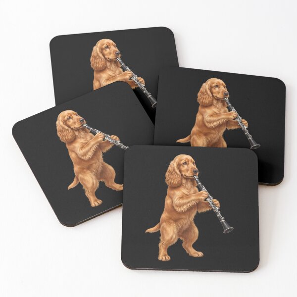 Item preview, Cocker Spaniel Playing Clarinet Player Clarinetist Dog Lover designed and sold by TerryConnells.