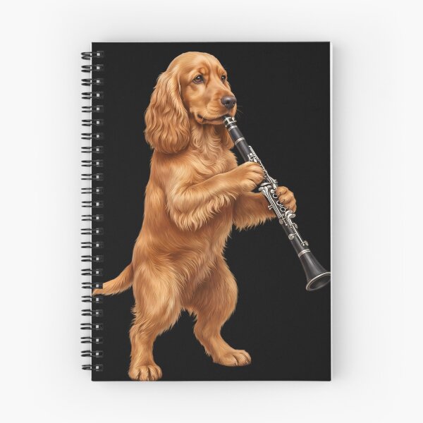 Item preview, Cocker Spaniel Playing Clarinet Player Clarinetist Dog Lover designed and sold by TerryConnells.