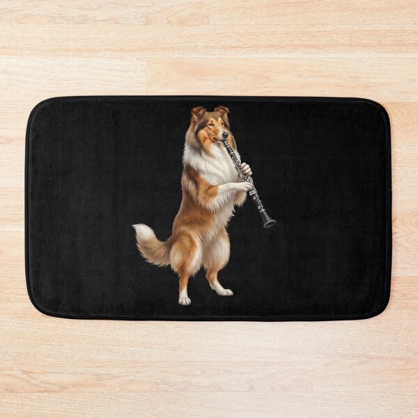 Item preview, Collie Playing Clarinet Player Clarinetist Dog Lover designed and sold by TerryConnells.