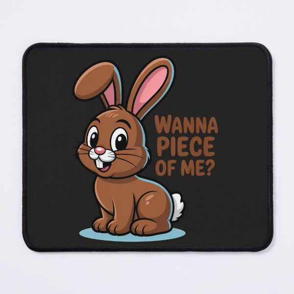 Item preview, Wanna Piece of Me Easter Bunny – Funny Easter Pun Rabbit Design designed and sold by Clairenity Studio.