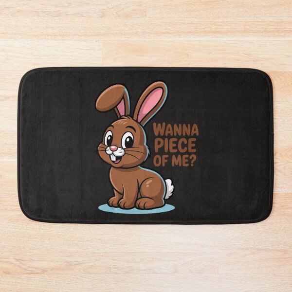 Item preview, Wanna Piece of Me Easter Bunny – Funny Easter Pun Rabbit Design designed and sold by Clairenity Studio.