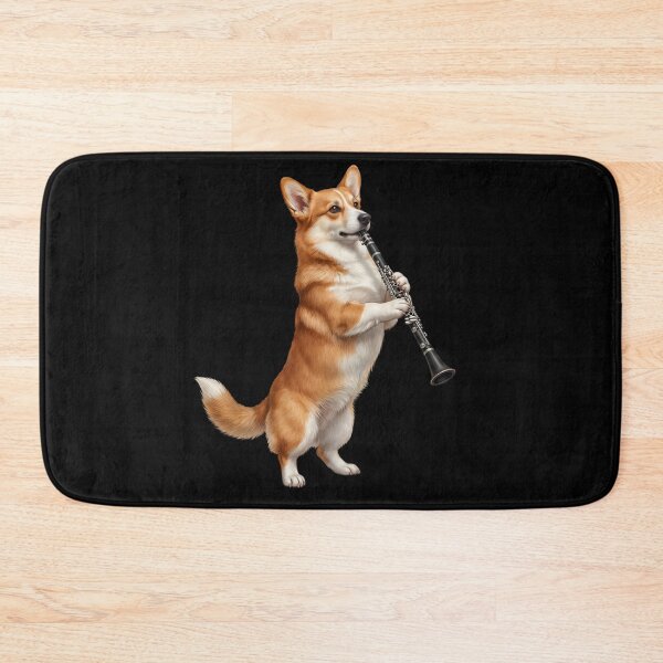Item preview, Corgi Playing Clarinet Player Clarinetist Dog Lover designed and sold by TerryConnells.