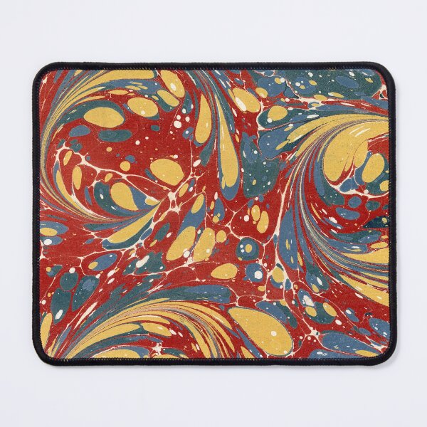 Item preview, Red Multicolor Italian Marble designed and sold by foxtailvintage.
