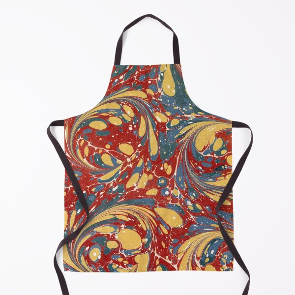 Item preview, Red Multicolor Italian Marble designed and sold by foxtailvintage.
