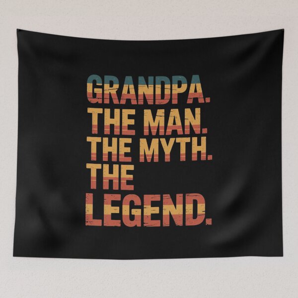 Item preview, Grandpa. The Man. The Myth. The Legend. Grandfather Family Men Gift designed and sold by CORJIDOG-ART.