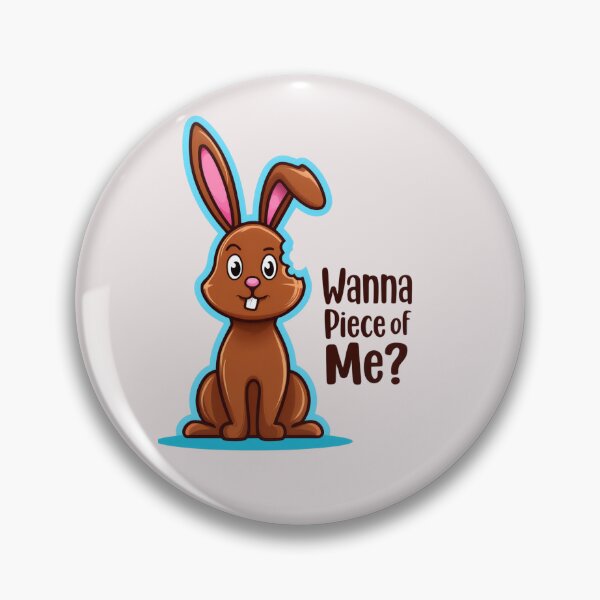 Item preview, Wanna Piece of Me Easter Bunny – Funny Easter Pun Rabbit Design designed and sold by Clairenity Studio.