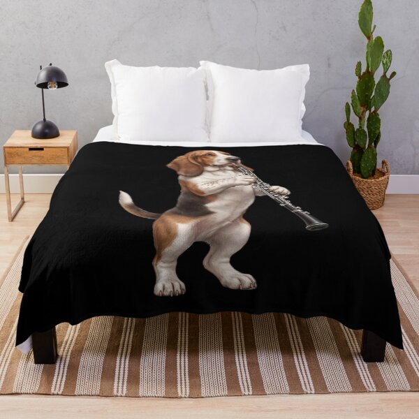 Item preview, Basset Hound Playing Oboe Player Oboist Dog Lover designed and sold by DoodleTortle.