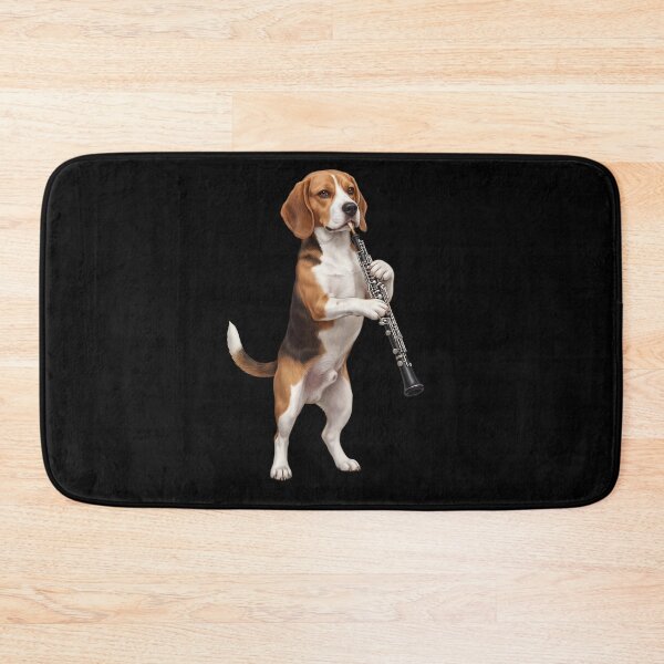 Item preview, Beagle Playing Oboe Player Oboist Dog Lover designed and sold by DoodleTortle.