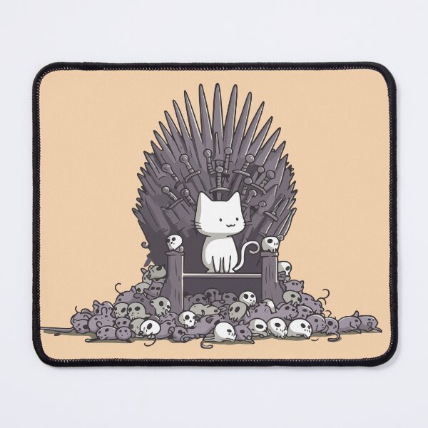 Item preview, Cat on the Iron Throne designed and sold by Soft Mayhem Studio.