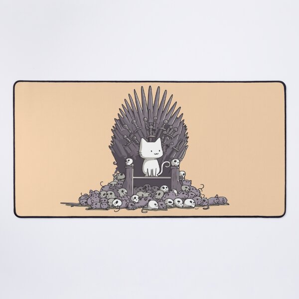 Item preview, Cat on the Iron Throne designed and sold by Soft Mayhem Studio.