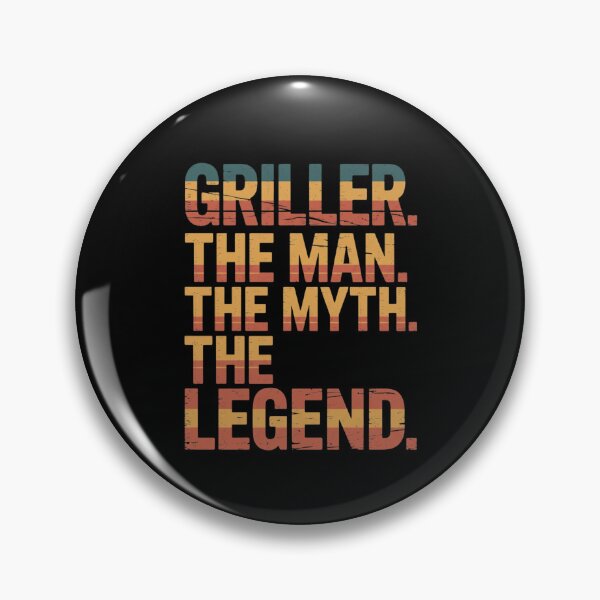 Item preview, Griller The Man The Myth The Legend Barbecue Pitmaster Dad designed and sold by CORJIDOG-ART.