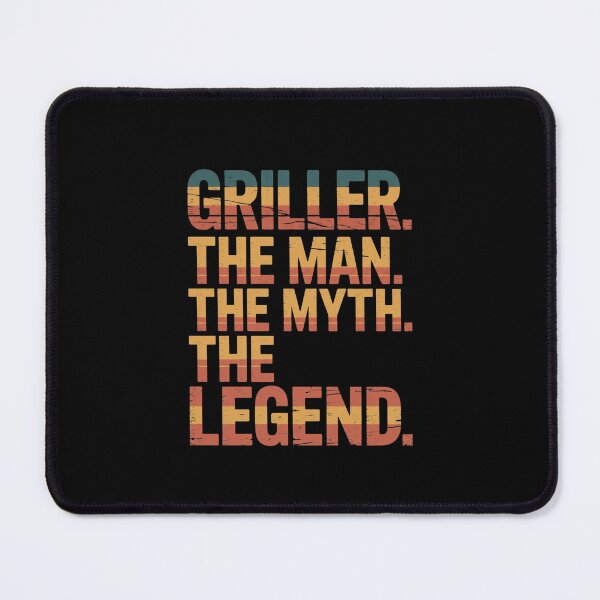 Item preview, Griller The Man The Myth The Legend Barbecue Pitmaster Dad designed and sold by CORJIDOG-ART.
