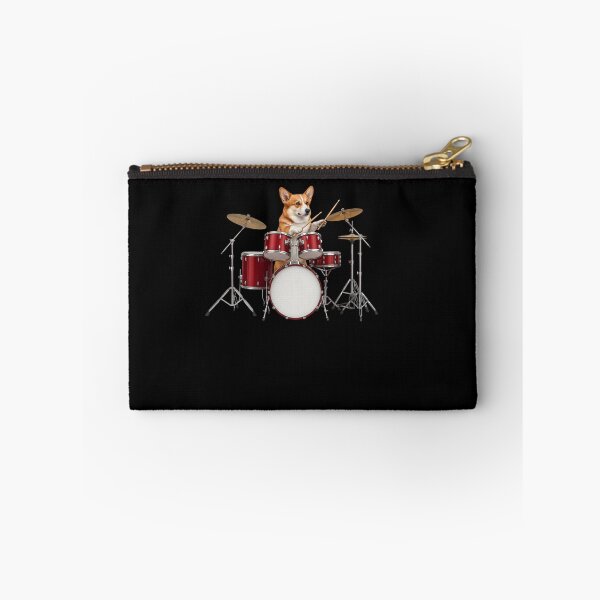 Item preview, Corgi Playing Drum Kit Drummer Dog Lover designed and sold by TerryConnells.