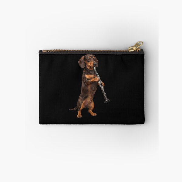 Item preview, Dachshund Playing Clarinet Player Clarinetist Dog Lover designed and sold by TerryConnells.