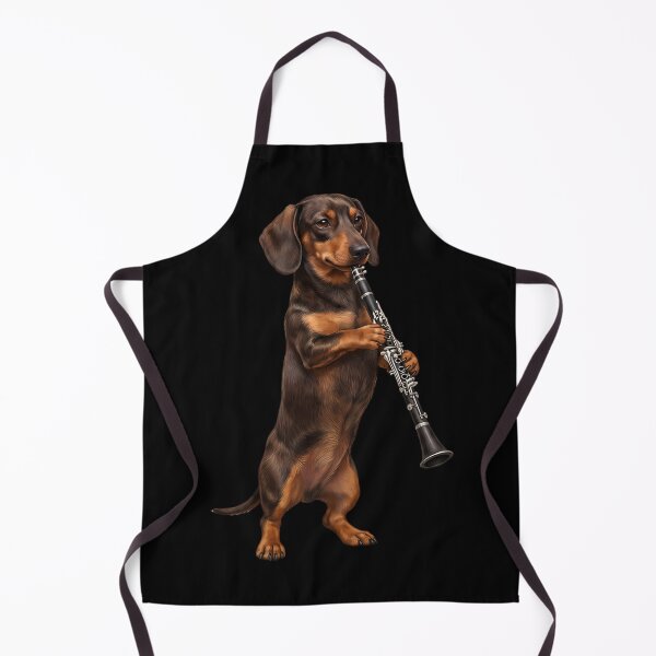 Item preview, Dachshund Playing Clarinet Player Clarinetist Dog Lover designed and sold by TerryConnells.