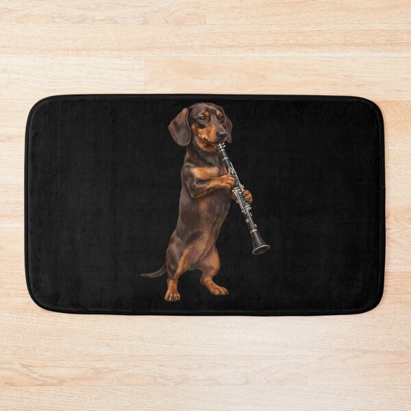 Item preview, Dachshund Playing Clarinet Player Clarinetist Dog Lover designed and sold by TerryConnells.