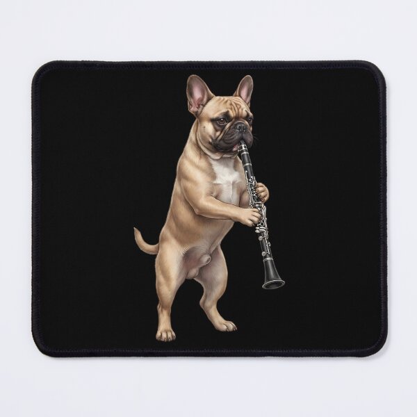 Item preview, French Bulldog Playing Clarinet Player Clarinetist Dog Lover designed and sold by TerryConnells.