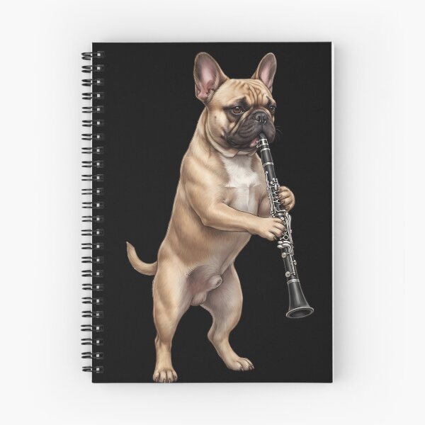 Item preview, French Bulldog Playing Clarinet Player Clarinetist Dog Lover designed and sold by TerryConnells.