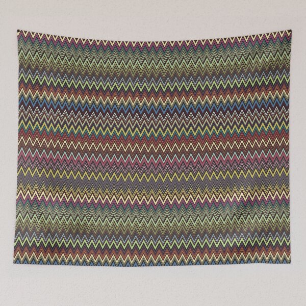 Item preview, Missoni men's textile vector seamless repeat pattern 70s mid century designed and sold by Retro Street Studios.