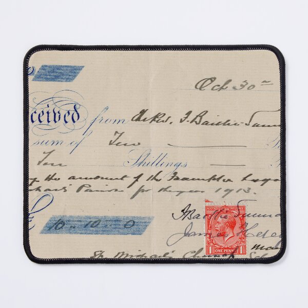 Item preview, Edwardian Letter Blue designed and sold by foxtailvintage.