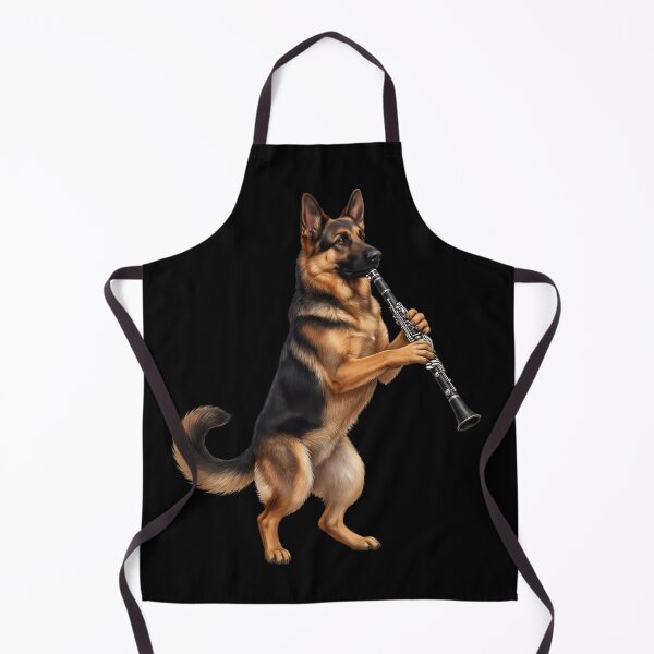 Item preview, German Shepherd Playing Clarinet Player Clarinetist Dog Lover designed and sold by TerryConnells.