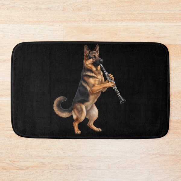 Item preview, German Shepherd Playing Clarinet Player Clarinetist Dog Lover designed and sold by TerryConnells.