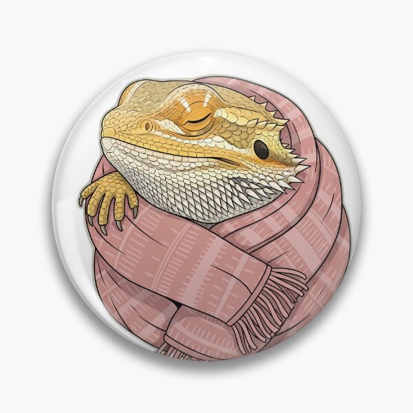 Item preview, Sleepy Scarf Beardie designed and sold by pumsquare.