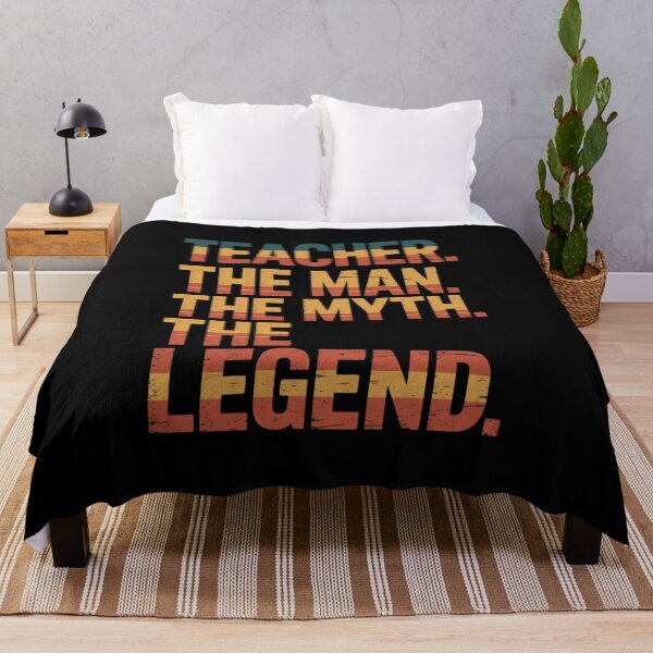Item preview, Teacher The Man The Myth The Legend Male Educator Appreciation designed and sold by CORJIDOG-ART.