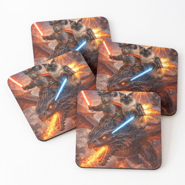 Item preview, Epic Dragon Rider Cats – Fantasy Warrior Cat Adventure designed and sold by MapleBaconator.