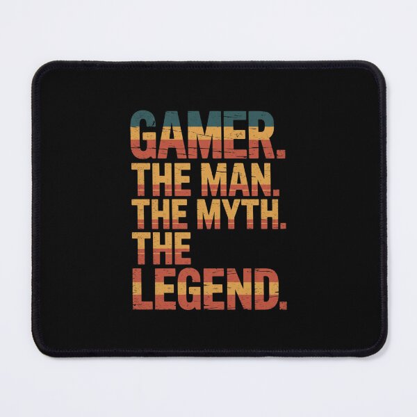 Item preview, Gamer. The Man. The Myth. The Legend. Gaming Male Player designed and sold by CORJIDOG-ART.